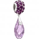 Authentic Chamilia Splendor Briolette - Purple Swarovski 2025-0934