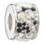 Authentic Chamilia Mosaic - Black and White  Swarovski 2025-0795