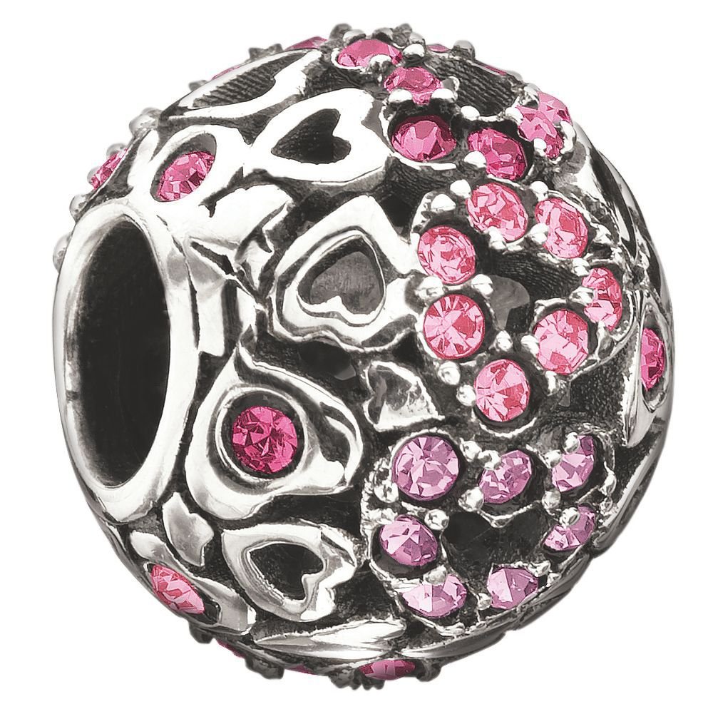 Charming beads. Шарм Бедс. Кольцо Пандора розовое сердце. Пинк Шарм. Pink Charm фигурка.
