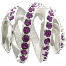 Authentic Chamilia Modern Glam - Purple Swarovski 2025-0929