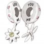 Authentic Chamilia Garden Secrets - Light Rose & Jonquil Charm Bead 2025-0837