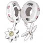 Authentic Chamilia Garden Secrets - Light Rose & Jonquil Charm Bead 2025-0837
