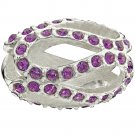 Authentic Chamilia Glistening Meander - Purple Charm Bead 2083-0409