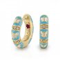 Authentic Lauren G Adams Huggies With Butterflies Earrings E-303G 59544