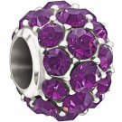 Authentic Chamilia Splendor - Purple Swarovski Charm Bead 2025-0979