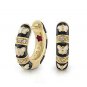 Authentic Lauren G Adams Huggies With Butterflies Earrings E-303G 59543
