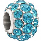 Authentic Chamilia Splendor - Bright Blue Swarovski Charm Bead 2025-0978