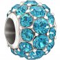 Authentic Chamilia Splendor - Bright Blue Swarovski Charm Bead 2025-0978