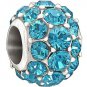 Authentic Chamilia Splendor - Bright Blue Swarovski Charm Bead 2025-0978