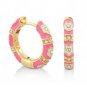 Authentic Lauren G Adams Huggies Flowers Earrings E-301G 70271