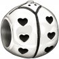 Authentic Chamilia Sterling Silver  Lady Bug Charm Bead 2010-3119 "Gift Boxed"