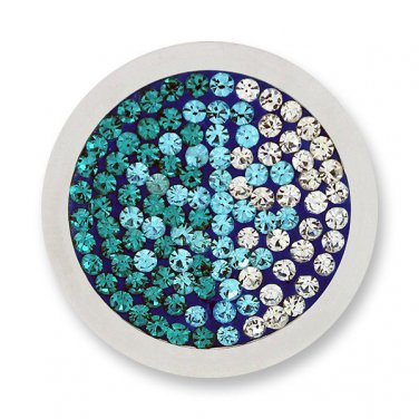 Authentic Mi Moneda Jewelry Coin Crystal Disc DD-18-Medium