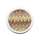 Authentic Mi Moneda Jewelry Coin Ritmo Champagne Swarovski SW-RIT-42-Large