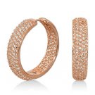 Authentic Lauren G Adams Glamour Pave Earrings E-27906-B 74582