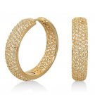 Authentic Lauren G Adams Glamour Pave Earrings E-27906-B 15426