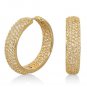 Authentic Lauren G Adams Glamour Pave Earrings E-27906-B 15426
