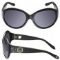 Kameleon KSG005B Sunglasses With Rounded Frames & White Swarovski Crystals