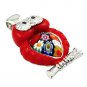 AUTHENTIC MURANO MILLEFIORI RED OWL MULTICOLOR PENDANT 8MP3051 BY ALAN K