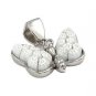 AUTHENTIC MURANO WHITE BUTTERFLY MILLEFIORI ANIMAL PENDANT 8MP187D10 BY ALAN K