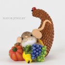 Charming Tails You Give Me Plenty To Be Thankful For Figurine 4034329 Enesco New