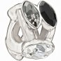 Authentic Chamilia Splendid Marquis - Black and White Charm Bead 2083-0458