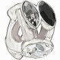 Authentic Chamilia Splendid Marquis - Black and White Charm Bead 2083-0458