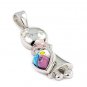 AUTHENTIC MURANO GIRL PENDANT WITH DANGLING HEART PURSE 8MP1080 BY ALAN K