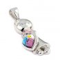 AUTHENTIC MURANO GIRL PENDANT WITH DANGLING HEART PURSE 8MP1080 BY ALAN K