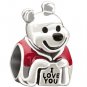 Authentic Chamilia Disney Love, Winnie the Pooh Charm Bead 2020-0676 Gift Boxed