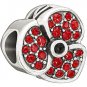 Authentic Chamilia Jeweled Poppy Charm Bead Swarovski 2025-0993 "Gift Boxed"