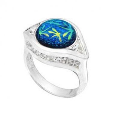 Kameleon KR016 - Crystal Filigree Ring Size 6