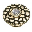 Authentic Kameleon Sterling Silver Gold Crackle Jewelpop KJP481