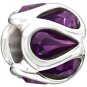Authentic Chamilia Embrace - Purple Swarovski Charm Bead 2025-0937