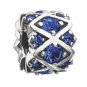 Authentic Chamilia Shimmering Stones - Blue Swarovski Charm Bead JB-36B