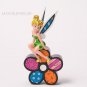 Disney Romero Britto Tinker Bell Sitting on Flower Figurine 4033893 Enesco New