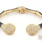 Authentic Lauren G Adams Bangle Bamboo Pave Balls Design B-63101G 64204