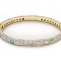 Authentic Lauren G Adams Bangle Flowers & Clear CZ'S Design B-39001G 42177