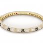 Authentic Lauren G Adams Bangle Flowers & Clear CZ'S Design B-39001G 42173