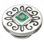 Authentic Kameleon Sterling Silver Emerald Ice Jewelpop KJP388