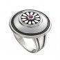 Authentic Kameleon KR027 - Dome Ring with Antiquing Size 9 *RETIRED*