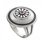 Authentic Kameleon KR027 - Dome Ring with Antiquing Size 8 *RETIRED*