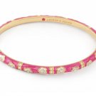 Authentic Lauren G Adams Bangle Enamel & CZ Pave Daisy Love B-301G 63361