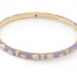Authentic Lauren G Adams Bangle Enamel & CZ Pave Daisy Love B-301G 61207