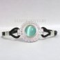 Authentic Kameleon KBR004 - Scalloped Leather Bracelet