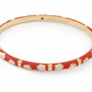 Authentic Lauren G Adams Bangle Enamel & CZ Pave Daisy Love B-301G 31359