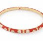 Authentic Lauren G Adams Bangle Enamel & CZ Pave Daisy Love B-301G 31359