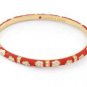 Authentic Lauren G Adams Bangle Enamel & CZ Pave Daisy Love B-301G 31359