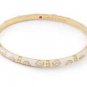 Authentic Lauren G Adams Bangle Enamel & CZ Pave Daisy Love B-301G 67205