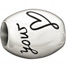 Authentic Chamilia Follow Your Heart Charm Bead 2010-3112 "Gift Boxed"