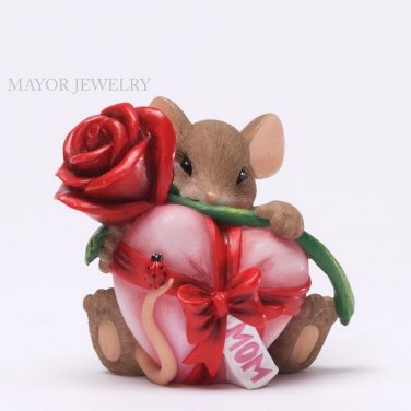 Charming Tails Mom Your Love Is A Real Gift Figurine 4030948 Enesco New